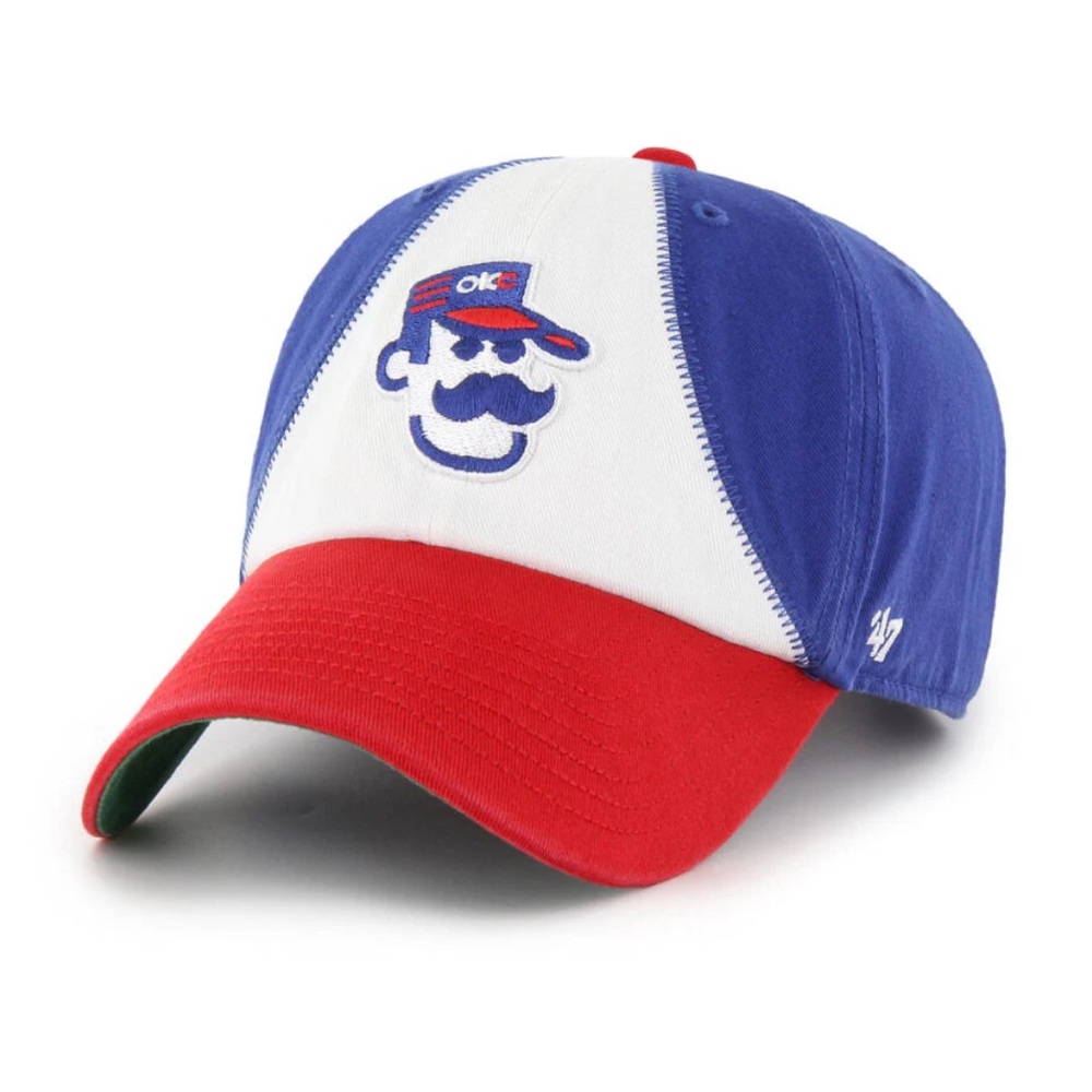 OKC 89ers ’47 Brand Tri-Color Clean Up Baseball Hat